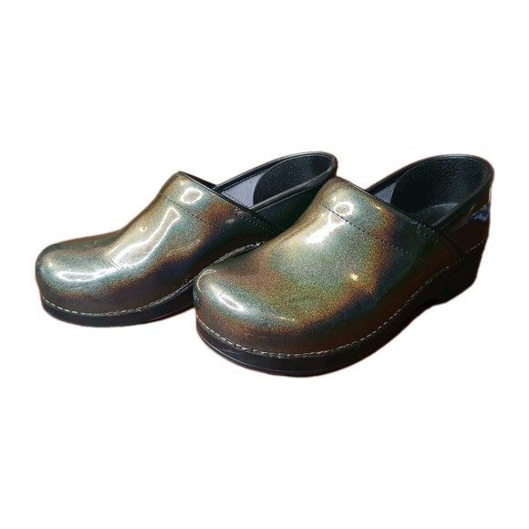 Dansko Professional Clog Black Pro Patent Leather Comfort EU 41 US 10.5/11 #1154 - Picture 3 of 11